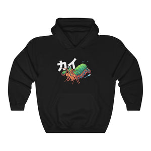 Kai Anime Style Black Unisex Heavy Blend™ Hooded Sweatshirt